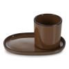 Tasse à espresso CARACTERE 80 ml, marron, REVOL