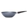 Wok DIAMOND LITE 30 cm, pour induction, poignée amovible, titane, WOLL