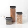 Boîte de conservation pour aliments TASTY PLUS 1,6 l, gris foncé, plastique, Brabantia