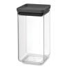 Boîte de conservation pour aliments TASTY PLUS 1,6 l, gris foncé, plastique, Brabantia