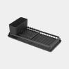 Egouttoir à vaisselle, brosse à vaisselle et rangement d'évier en set, gris foncé, Brabantia