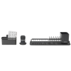 Egouttoir à vaisselle, brosse à vaisselle et rangement d'évier en set, gris foncé, Brabantia