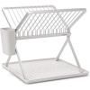 Egouttoir à vaisselle, pliable, gris clair, Brabantia