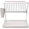 Egouttoir à vaisselle, pliable, gris clair, Brabantia