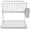 Egouttoir à vaisselle, pliable, gris clair, Brabantia