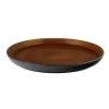 Assiette à dessert GASTRO 21 cm, noir/ambre, Bitz