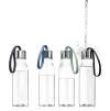 Bouteille d'eau 500 ml, avec sangle noire, plastique, Eva Solo