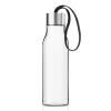Bouteille d'eau 500 ml, avec sangle noire, plastique, Eva Solo