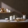 Bocal de rangement LEGIO NOVA 1 l, porcelaine, couvercle chêne, Eva Solo