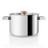 Marmite NORDIC KITCHEN 3 l, 18 cm, couvercle avec manche en bois, inox, Eva Solo