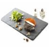 Assiette à tapas BASALT 30 x 16 cm, effet ardoise, céramique, REVOL