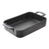 Plat de cuisson four BELLE CUISINE 0,7 l, rectangulaire, noir mat, porcelaine, REVOL