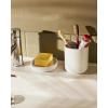 Verre porte brosse à dent BIRILLO, blanc, Alessi