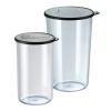 Verre doseur, set de 2 pc, 400 ml/600 ml, avec couvercle, Bamix