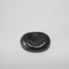 Galet repose-couteaux FINE DOTS, glaçure noire, porcelaine, MIJ
