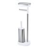 Support brosse à toilette avec porte papier toilette sur pied EASYSTORE, Joseph Joseph