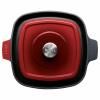 Poêle à griller IND 24 cm rouge, avec couvercle, fer, Woll