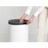 Bac à linge 60 l, avec couvercle en plastique, blanc, Brabantia