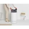 Bac à linge 60 l, avec couvercle en plastique, blanc, Brabantia