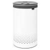 Bac à linge 60 l, avec couvercle en plastique, blanc, Brabantia