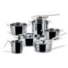 Batterie de cuisine POTS & PANS, 9 pièces, acier inoxydable, Alessi