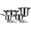 Batterie de cuisine EDO, 7 pièces, acier inoxydable, Alessi