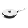 Wok DIAMOND PRO XR LOGIC 28 cm, avec couvercle, poignée amovible, WOLL