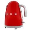 Bouilloire électrique KLF03RDEU 1,7 l, rouge, Smeg