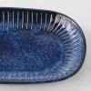 Plat de service RIDGED INDIGO 19 x 13 cm, MIJ