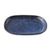 Plat de service RIDGED INDIGO 19 x 13 cm, MIJ