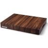 Planche à découper LOG 48 x 36 x 6 cm, brun, bois d'acacia, Continenta