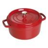 Faitout 22 cm, cerise, fonte, Staub