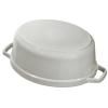 Marmite COCOTTE 29 cm, 4,2 l, truffe blanche, fonte, Staub