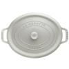 Marmite COCOTTE 29 cm, 4,2 l, truffe blanche, fonte, Staub