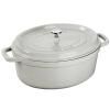 Marmite COCOTTE 29 cm, 4,2 l, truffe blanche, fonte, Staub