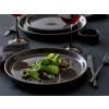 Assiette 27 cm, gris foncé, Bitz
