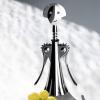 Tire-bouchon Charles de Gaulle ANNA G., argent, Alessi