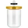 Bocal de rangement 100 COLLECTION, 1 l, jaune, verre, Alessi