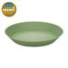 Assiette creuse en plastique CONNECT, set de 4 pc, 24 cm, vert feuille naturel, Koziol
