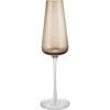 Flûte à champagne BELO, set de 2 pc, 200 ml, brun, Blomus