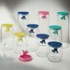 Bocal de rangement GIANNI 1,4 l, couvercle blanc, verre, Alessi