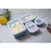 Bocal de rangement MASTER SEAL COLOUR EDITION N1030810 , set de 4 pc, bleu, plastique, Tefal