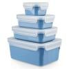 Bocal de rangement MASTER SEAL COLOUR EDITION N1030810 , set de 4 pc, bleu, plastique, Tefal