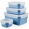 Bocal de rangement MASTER SEAL COLOUR EDITION N1030810 , set de 4 pc, bleu, plastique, Tefal