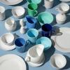 Bol de service RHOMBE 13 cm, bleu d'eau, Lyngby