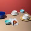Bol de service RHOMBE 13 cm, bleu d'eau, Lyngby