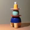 Bol de service RHOMBE 13 cm, bleu d'eau, Lyngby