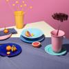 Assiette RHOMBE 21 cm, aqua, Lyngby