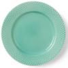 Assiette RHOMBE 21 cm, aqua, Lyngby