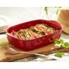 Plat de cuisson four 29 x 19 cm, crème, argile, Emile Henry